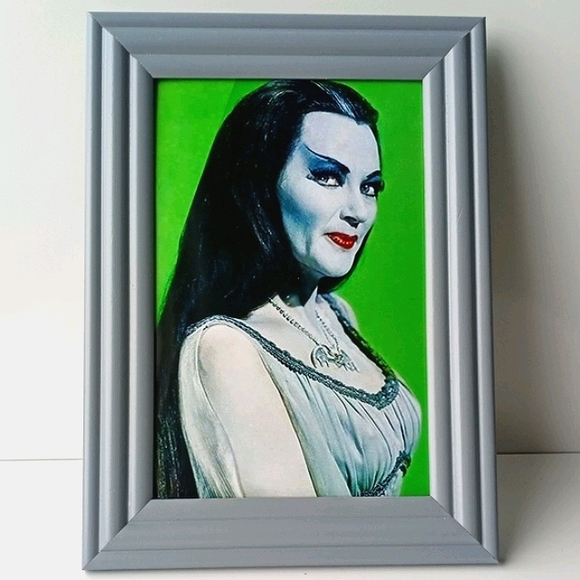 Lilly Munster The Munsters Vintage Retro Cult Cult Classic 600s Goth Punk Gothic - Picture 8 of 8